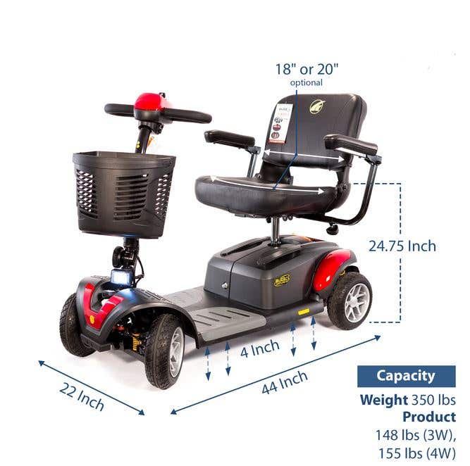 Golden Technologies Buzzaround EX 4-Wheel Scooter