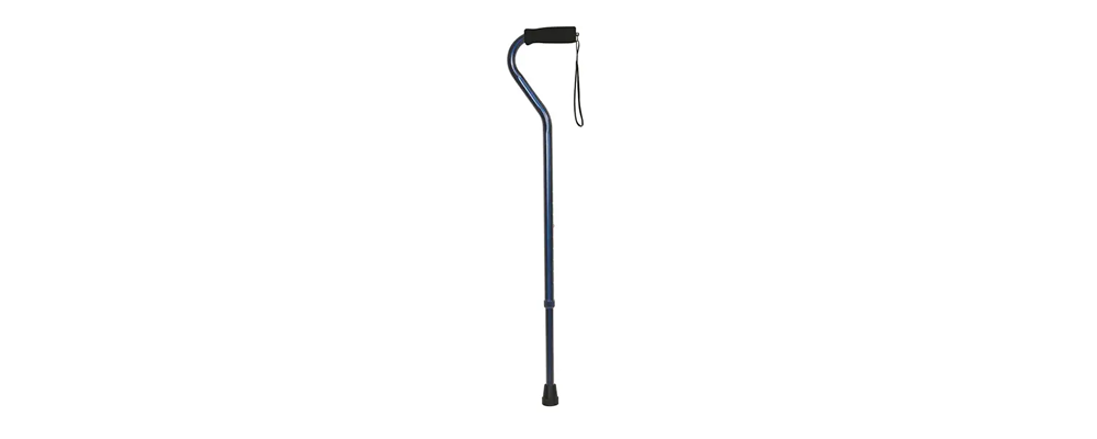 Offset Handle Aluminum Cane